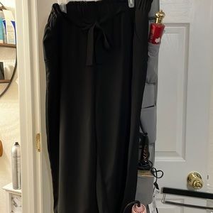 Maurice’s size XXL black pull on pants with tie in the front